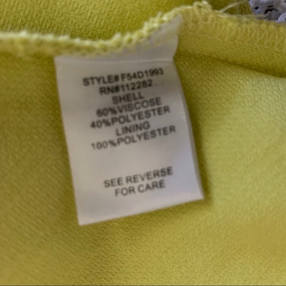 ADELYN RAE YELLOW SLEEVELESS MIDI DRESS - Picture 11 of 15